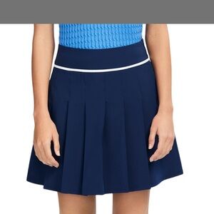 IZOD Performance Skort Pleats Navy Blue Golf Tennis Pickleball NWT Size 6
